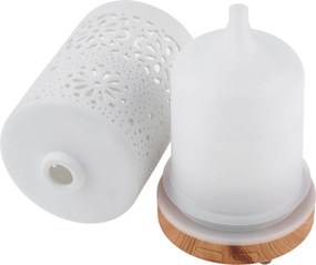 Aroma diffúzor/párásító, fehér/natúr, AMAYA