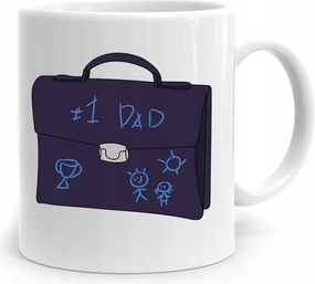 Apák Napi Bögre Apáknak Első Számú, fényképes nyomattal