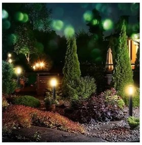 Kültéri lámpa 1xE27/60W/230V IP44 80cm fekete