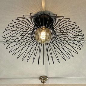 ONLI - Mennyezeti lámpa DUCCIO 1xE27/22W/230V átm. 60 cm fekete