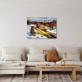Kép - A tavasz érkezése (üvegen) (70x50 cm)
