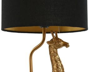 Design asztali lámpa arany zsiráf