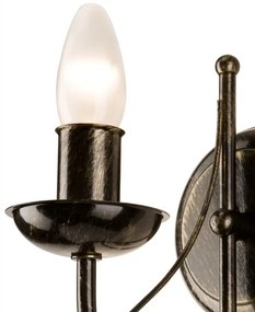 Fali lámpa DONATO 1xE14x40W/230V patinás