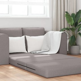 Padló kanapéágy 2 az 1-ben Taupe 148x71x83 cm szövet