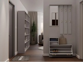 Faenza GAR előszobafal, 85x180x24 cm, agyag színű