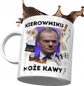 Donald Tusk Po Bögre Ajándék Platform Nyomtatott Fotóval