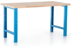 Műhelyasztal Basic, 150 x 80 cm, kék - ral 5012