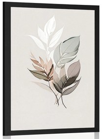 Plakát minimalista levelek