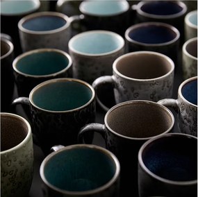 Fekete-sötétkék kerámia bögre szett 4 db-os 300 ml Gastro Black/Mix – Bitz