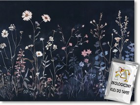 Fotótapéta Flizelina Grafika Természet Kert Rét Mezei Virágok 104x70,5 ragasztó