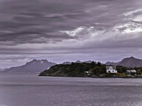 Poszter 40x30cm Norvég fjord 2, Assaf Frank