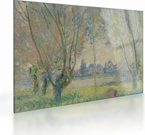 Üveg kép - Claude Monet, Woman Seated under the Willows, reprodukciók (70x50 cm)