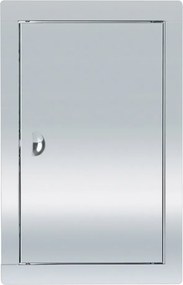 Revíziós Ajtó Rozsdamentes Acél 15x20 Retesz