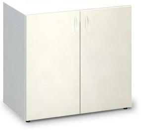 Alacsony szekrény ProOffice 80 x 47 x 73,5 cm, fehér
