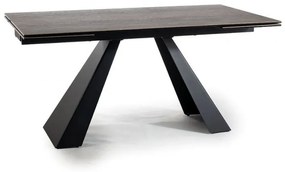 Salvadore bővíthető étkezőasztal barna fahatás 160-240 cm