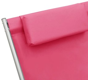 2 db rózsaszínű acél hintaszék