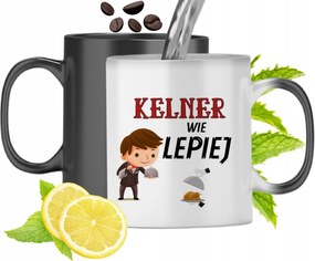 Mágikus Bögre Pincérnek Színváltós, fényképes nyomattal