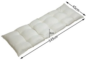 Detex® Padpárna 145x45x8cm - krémszínű