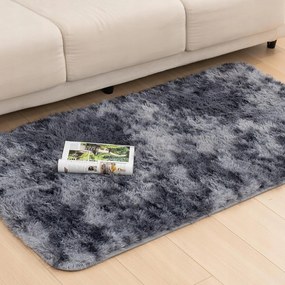 Bolyhos Szőnyeg Shaggy 80x150 Szürke Puha Nappali Hálószoba Vamcheer Mosható