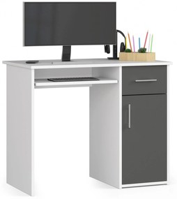 PC asztal Padma (fehér + szürke). 1070833