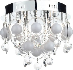 DAR LIGHTING CLO1350 VLOUD Modern Mennyezeti Lámpa Fehér, Króm G4 IP20