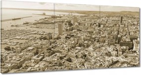 Festmények 180x90 Barcelona Panorama