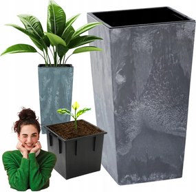 Beton Virágtartó Beton Utánzat Ablakpárkányra Kis Virágtartó Nappali Terasz