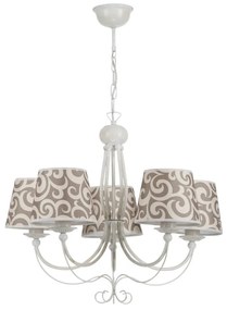 Jupiter 1494 - Csillár láncon SUSAN 5xE27/60W/230V