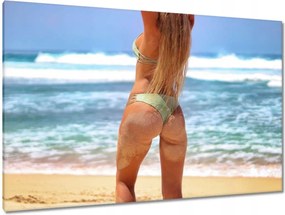 Képek 120x80 Csaj a tengerparton Tengerpart