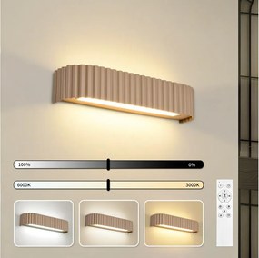 BRILAGI - LED dimmelhető fali lámpa FALCON MODERN LED/14W/230V 40 cm bézs + távirányító