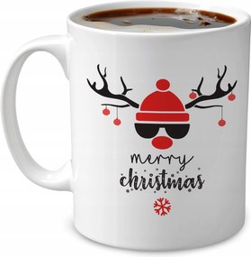 Ünnepi Bögre Kávéhoz, Teához, Csokoládéhoz 330 ml Merry Christmas RÉNszarvas