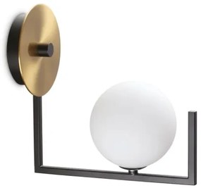 Ideal Lux - LED Fali lámpa BIRDS 1xG9/3W/230V fekete/arany