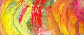 Absztrakció kép - festmény (120x50 cm)