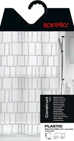 Zuhanyfüggöny 180x200 cm Construct – Spirella