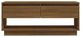 barna tölgy színű szerelt fa TV-szekrény 102x41x44 cm