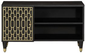 tömör mangófa TV-szekrény 80x31,5x46 cm
