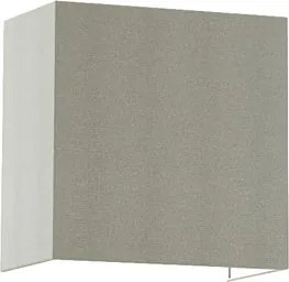 RENDL LOPE W 25/14 nástěnná Chintz světle šedá/bílé PVC 230V LED E27 15W