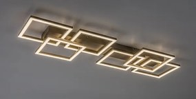 Rabalux 71500 - LED dimmelhető mennyezeti lámpa FATMA 40W/230V 3000-6500K 33x100 cm bézs+távirányító