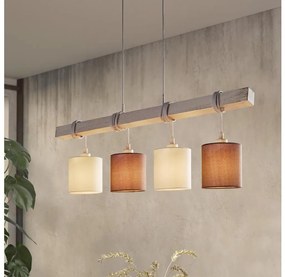 Eglo 55206 - Csillár zsinóron TOWNSHEND 4xE27/60W/230V