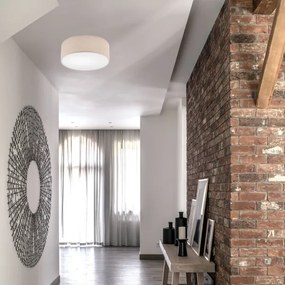 Mennyezeti lámpatest MONTE 1xE27/60W/230V, átmérő 35 cm, barna