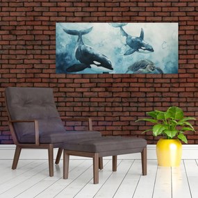 Kép - Víz alatti festmény (120x50 cm)