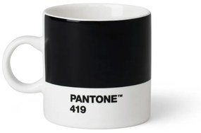 Fekete kerámia eszpresszó bögre 120 ml Espresso Black 419 – Pantone