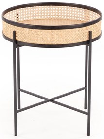 Rattan dohányzóasztal LANIPA 50x55 cm