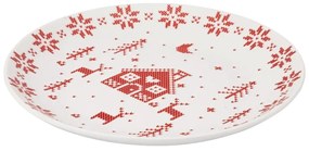 Altom Grenlandia porcelán desszert tányér 20 cm, piros