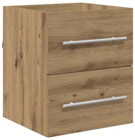 vidaXL Mosdókagyló szekrény Artisan tölgy 38,5 x 41 x 48 cm Faanyag