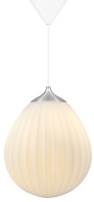 Fehér-ezüstszínű lámpabúra ø 27 cm Around the World Medium – UMAGE