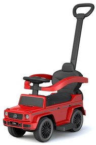 Baby Mix Mercedes Benz G-Class gyerek futóbicikli vezetőrúddal, piros