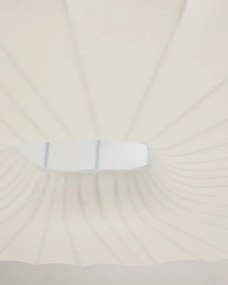 Fehér mennyezeti lámpa textil búrával ø 76 cm Somar – Kave Home