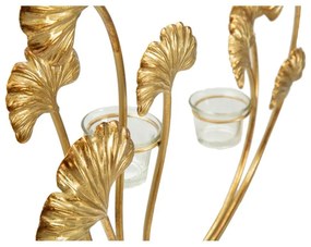Iris aranyszínű gyertyatartó - Mauro Ferretti