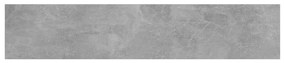 4 db betonszürke szerelt fa könyvespolc 100 x 20 x 1,5 cm
